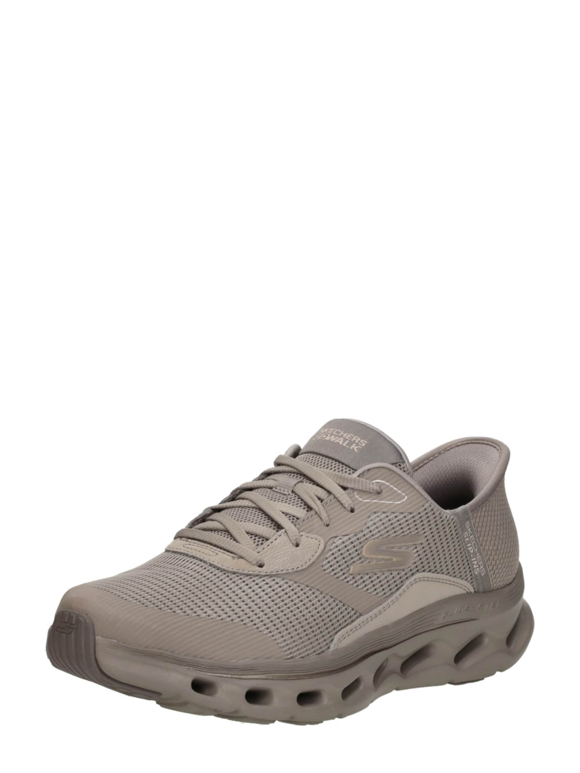 SKECHERS Sneakers laag 'Slip-Ins: Go Walk Glide' in Grijs: voorkant