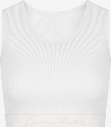 Marc & André Bralette Bra 'Daily Joy' in White: front