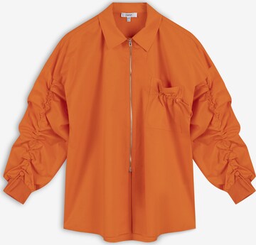 Twist Blouse in Orange: front