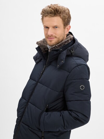 STRELLSON Winterjas 'Arcola' in S in de kleur Marine, Productweergave
