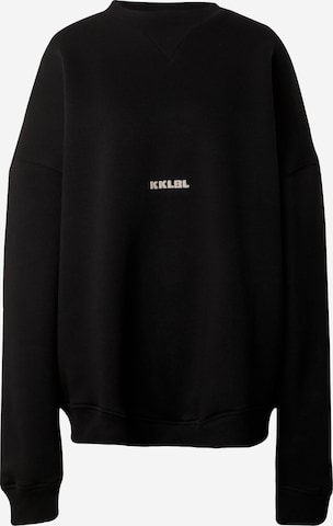 Karo Kauer Sweatshirt 'Sold Out' i svart: framsida