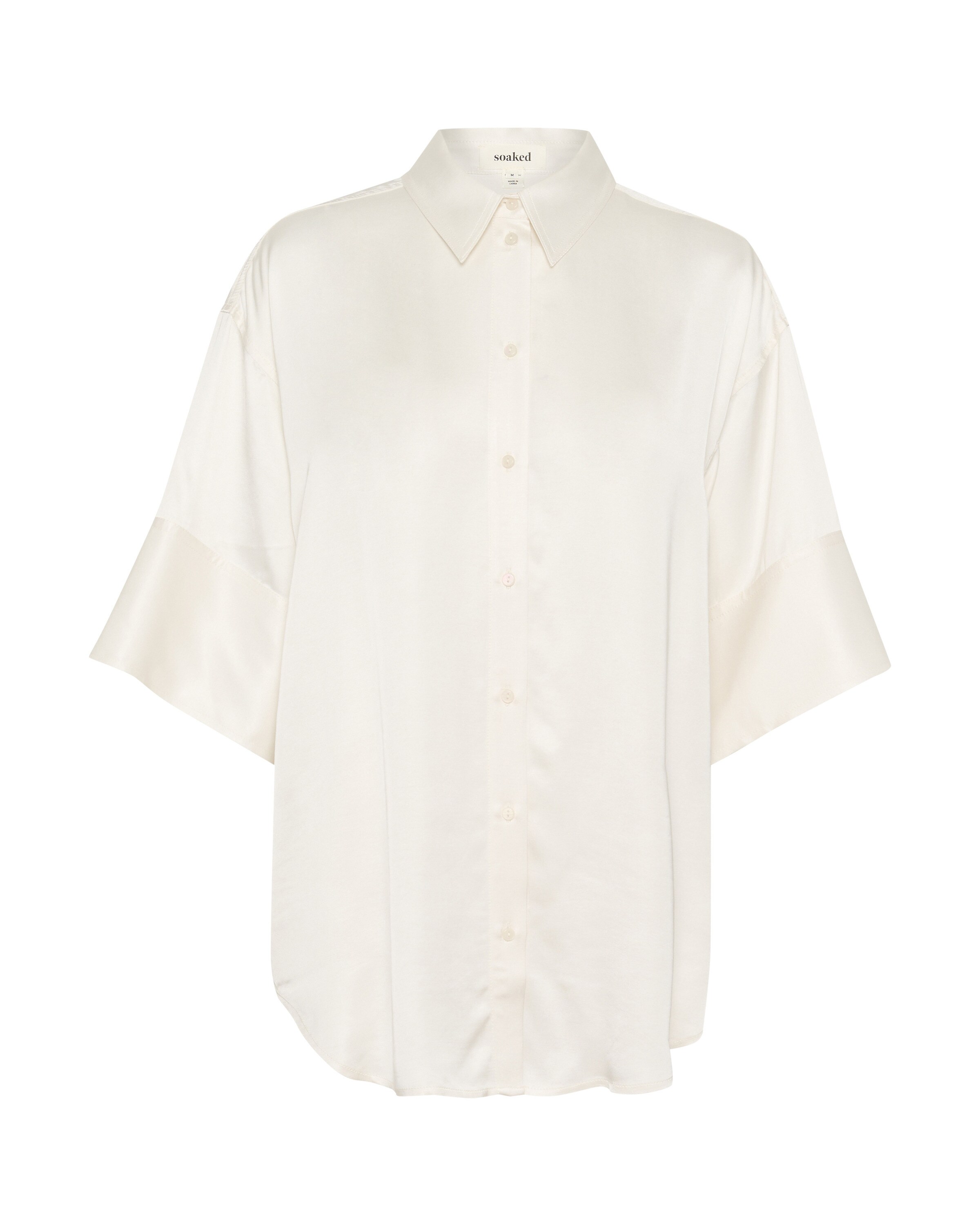 SOAKED IN LUXURY Shirt 'Leena' in White: front