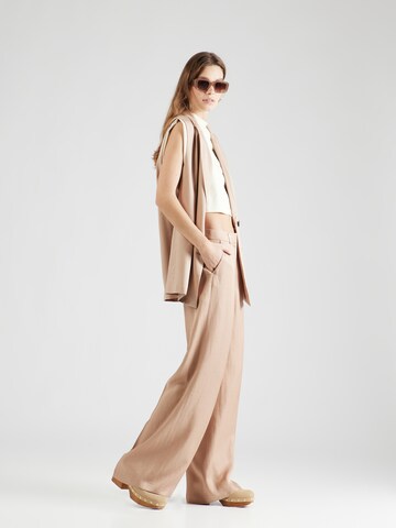 COMMA Wide leg Trousers in Brown