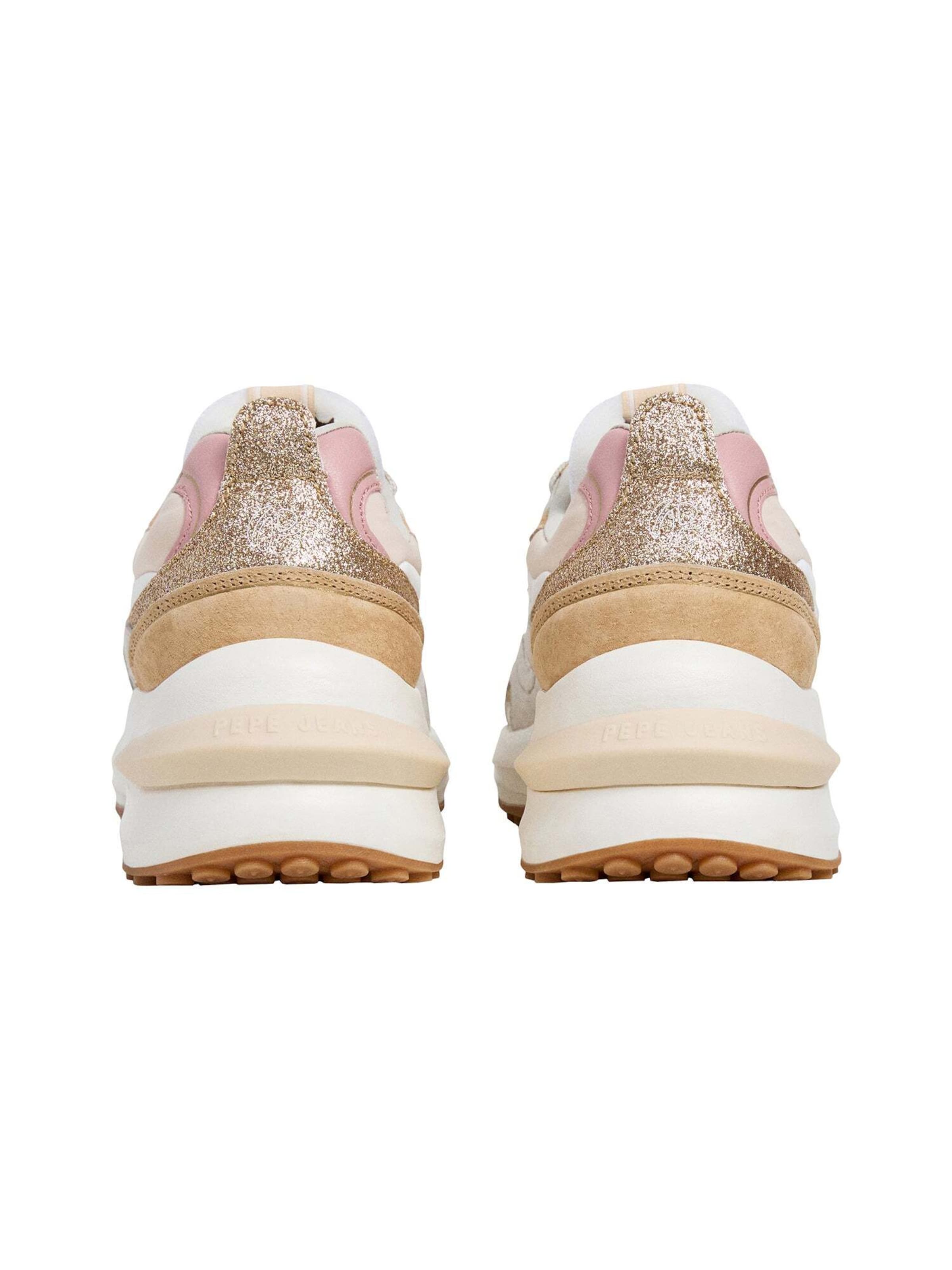 Sneaker bassa 'WINSLOW GLIT' di Pepe Jeans in beige