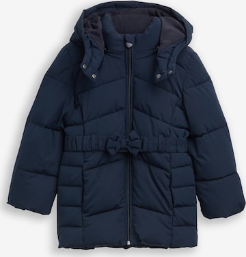 Palton de la TOM TAILOR pe albastru: față