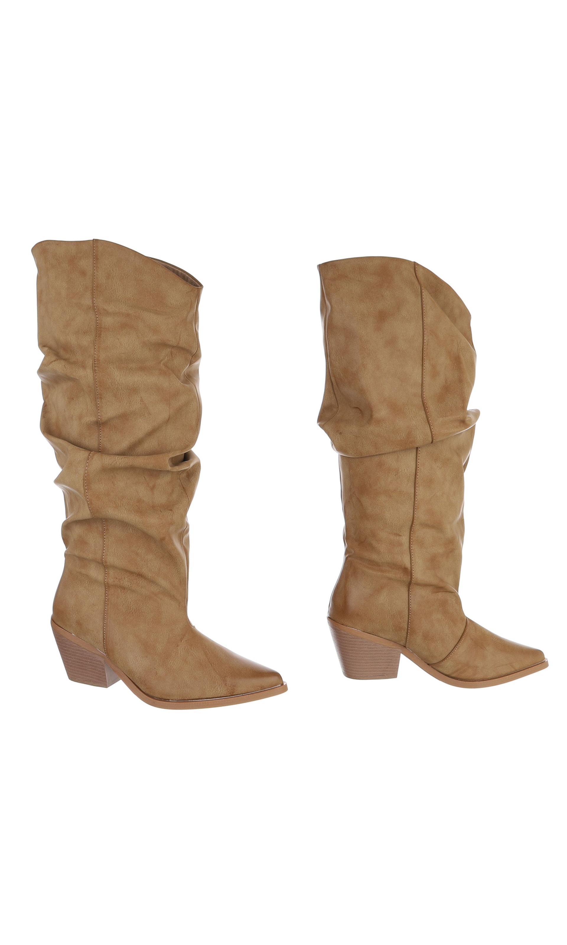 Ital-Design Cowboystiefel in Braun