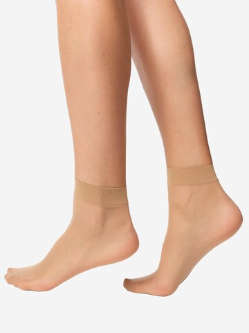 Nur Die - Calcetines ' Strümpfe & Söckchen 20 DEN ' en beige: frente