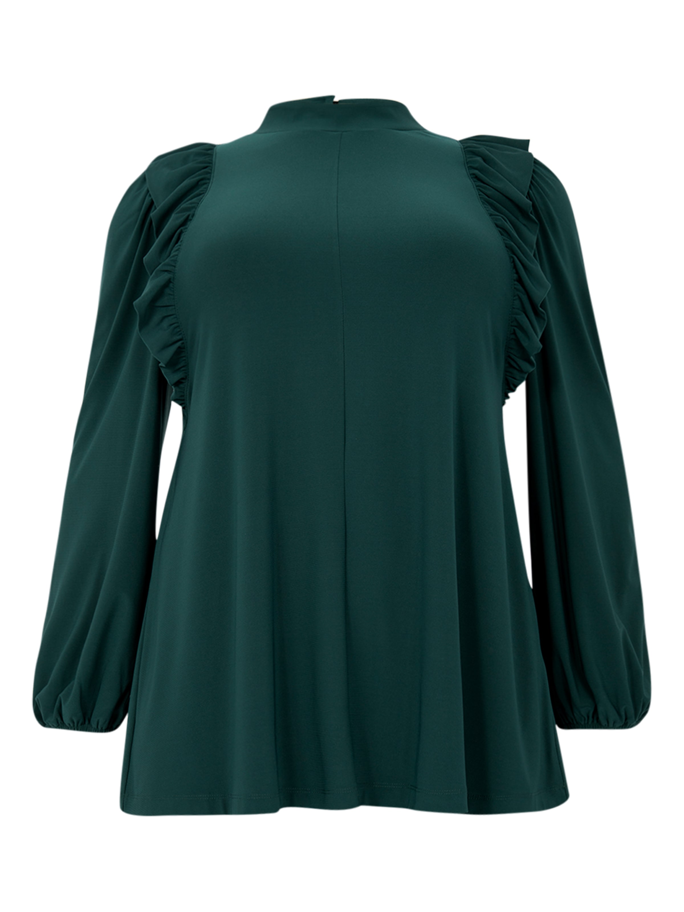 YOEK Tunic in Green: front