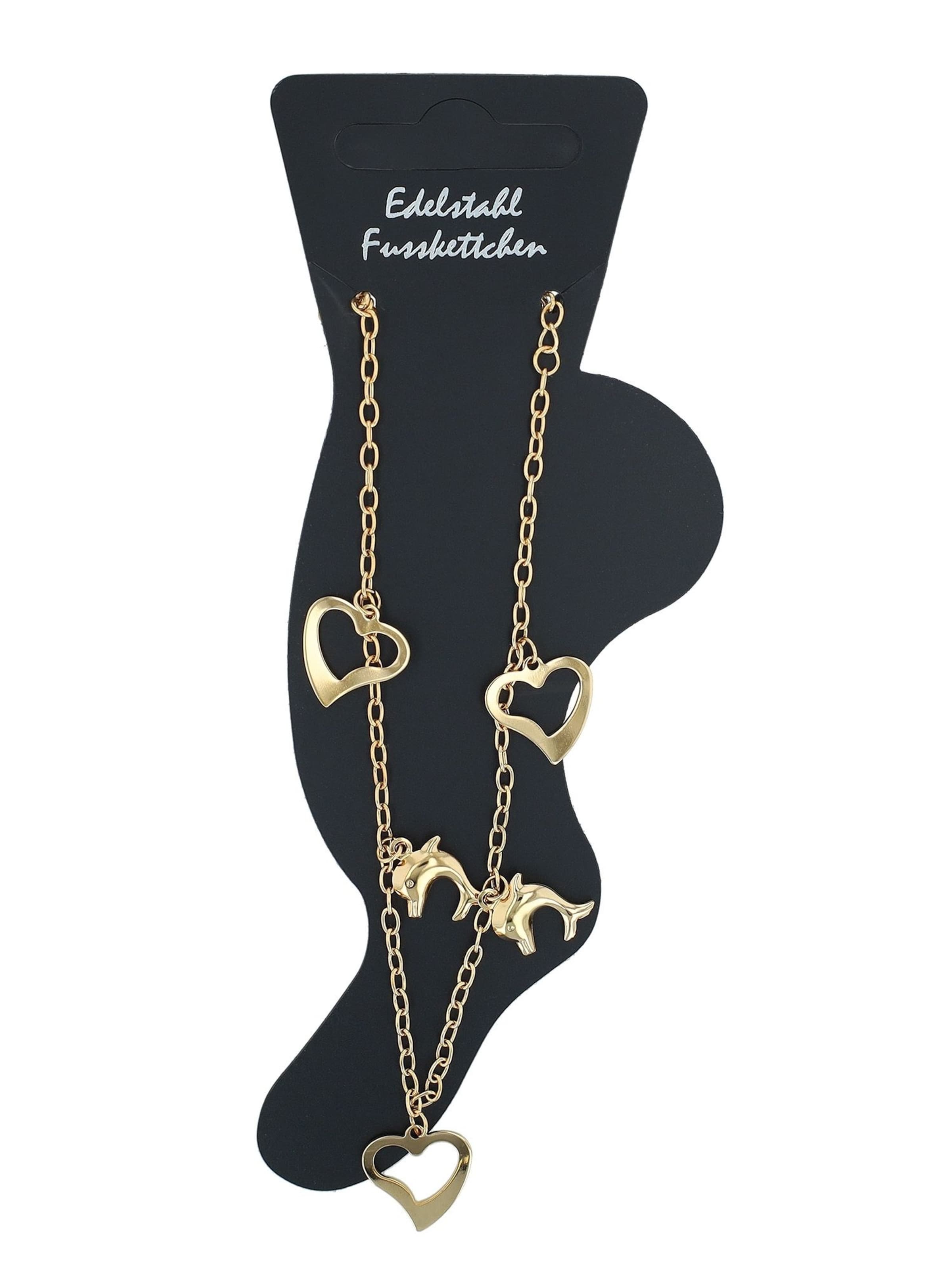 Akzent Fußschmuck 'Joliette, langlebig'‌‌‌‌‌‌‌‌‌ in Gold