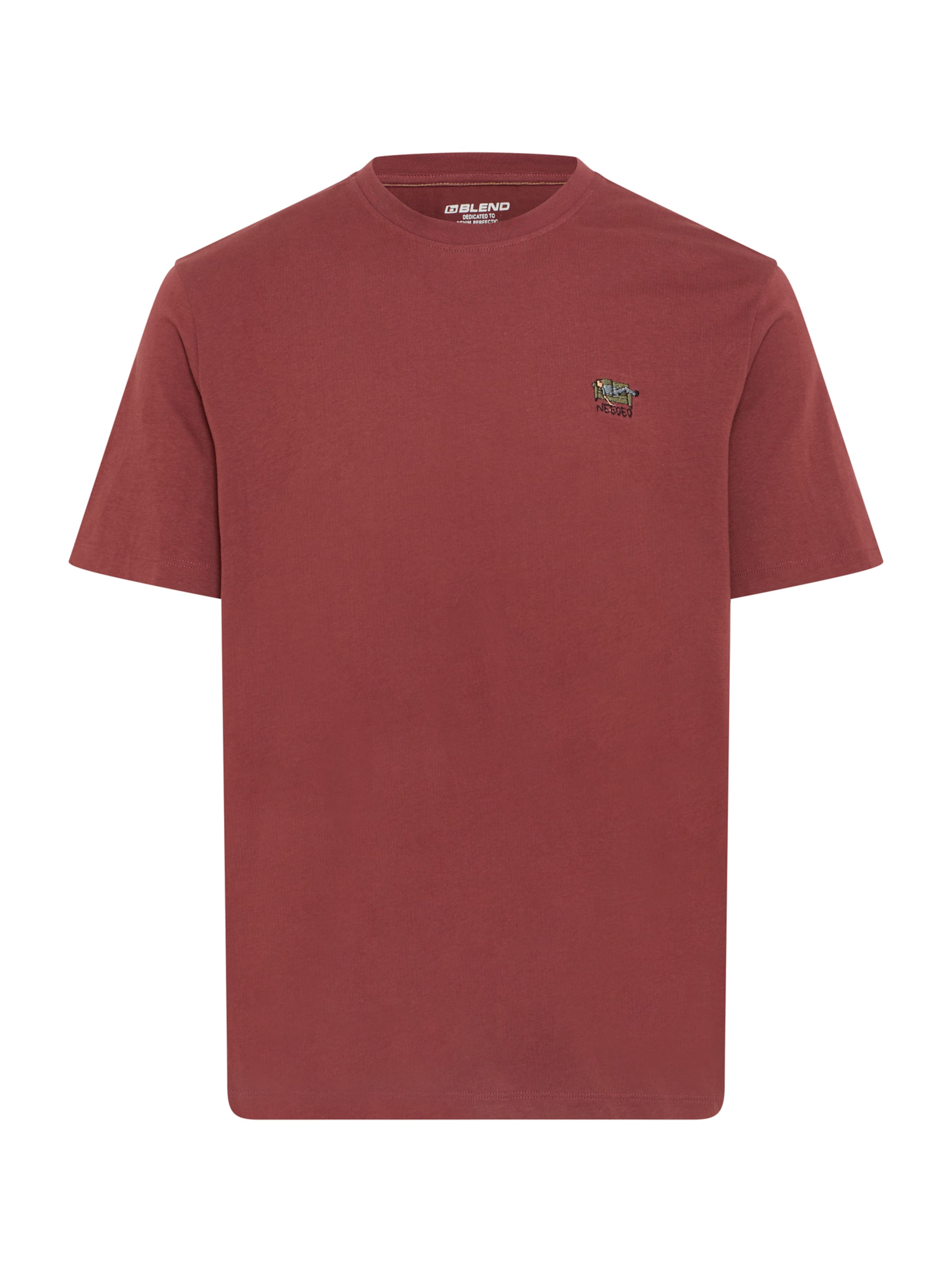 sarkans BLEND T-Krekls 'BHISACK': no priekšpuses