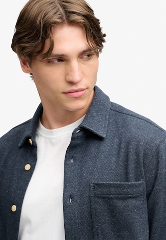 Superdry & Co Regular fit Overhemd in Blauw