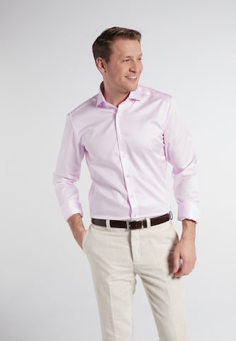 ETERNA Slim fit Zakelijk overhemd in Roze: voorkant