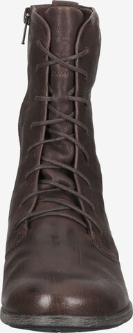 THINK! Lace-Up Ankle Boots in Brown