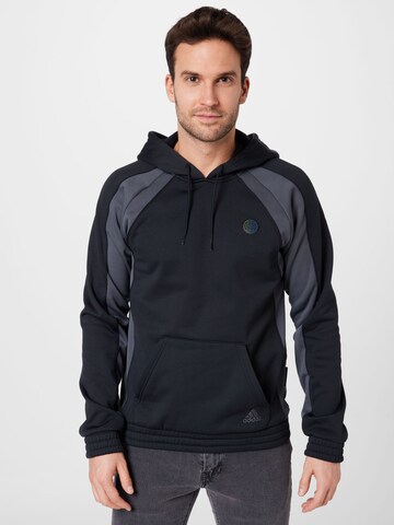 ADIDAS SPORTSWEAR Athletic Sweatshirt in Black: front