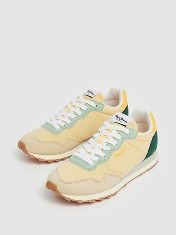 Pepe Jeans Platform trainers 'Natch' in Yellow