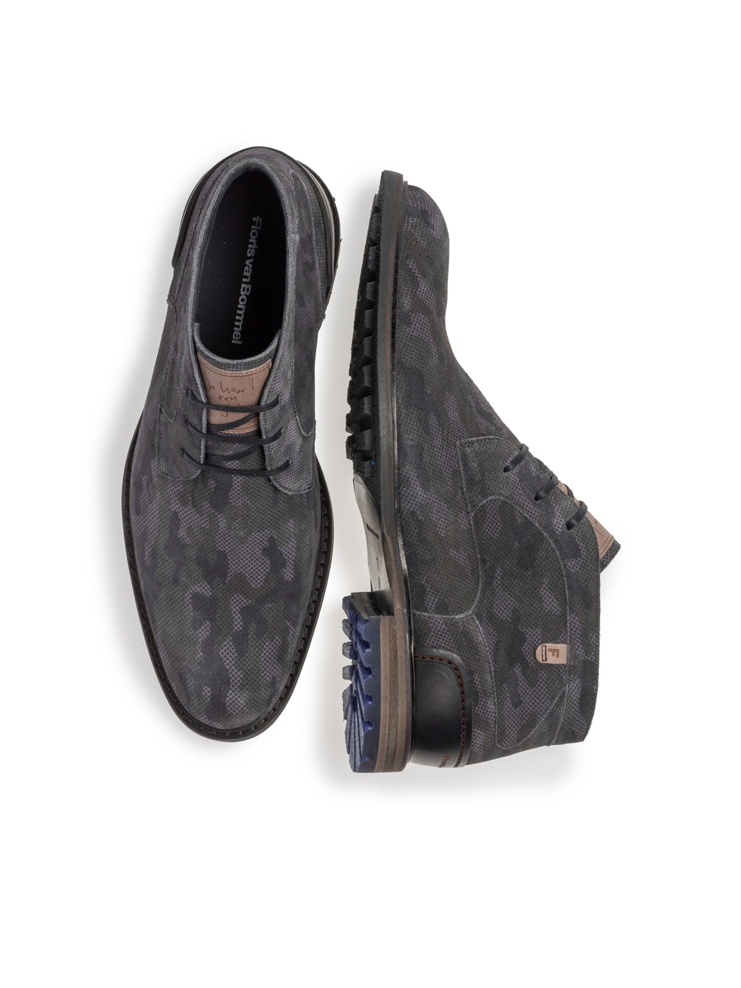 Floris van Bommel Chukka Boots 'Crepi 13' in Grey