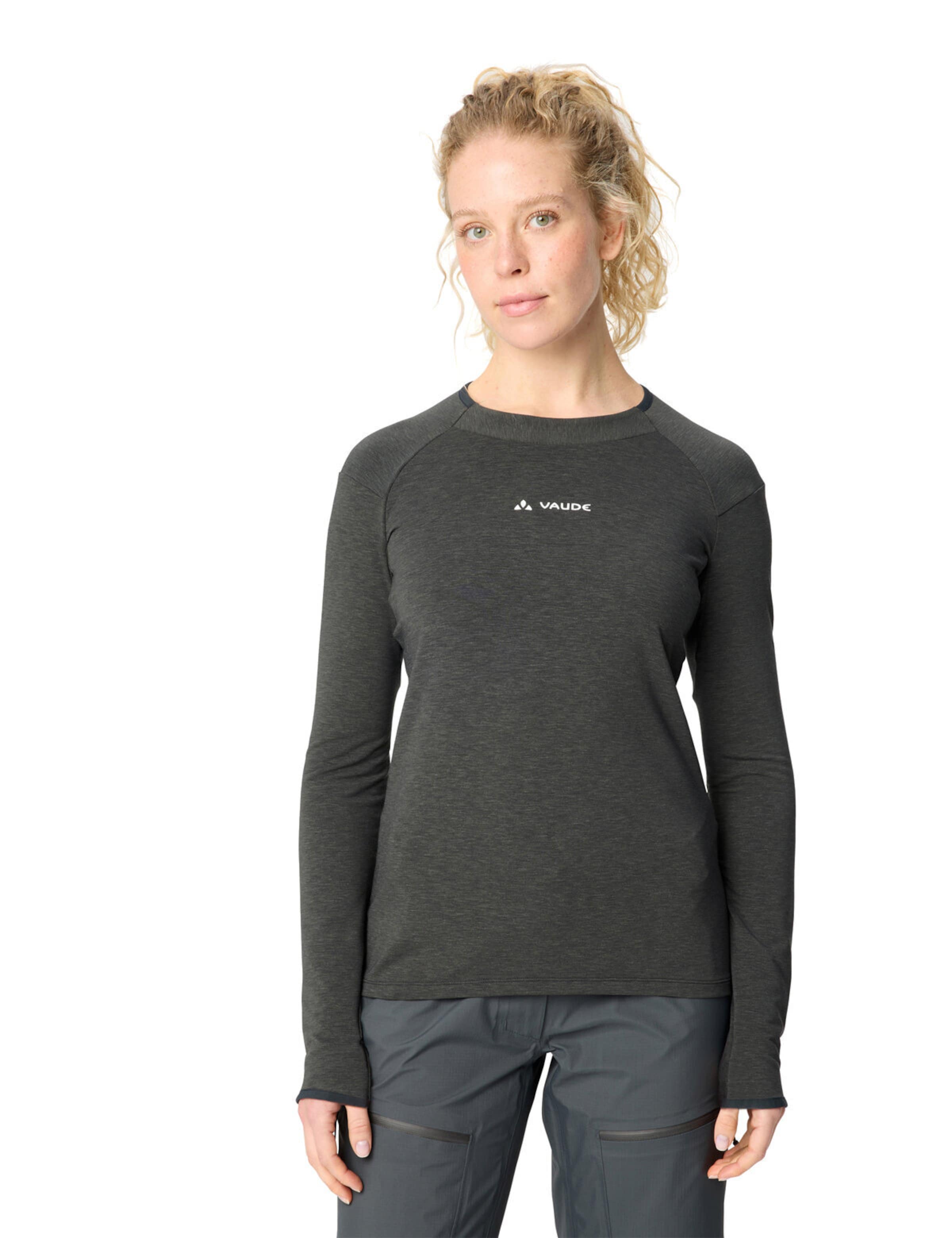 VAUDE Funktionsshirt 'Monviso' in Grau: Vorderseite