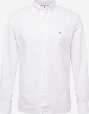 TOMMY HILFIGER Regular Fit Skjorte i hvid: forside