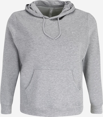 Only Play Curvy Sportsweatshirt 'NETTA' in Grey: front