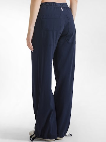 DEHA Wide Leg Sporthose in Blau