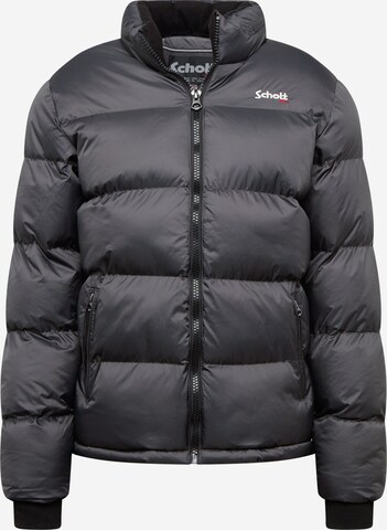 Schott NYC Regular fit Winter Jacket 'Idaho' in Grey: front