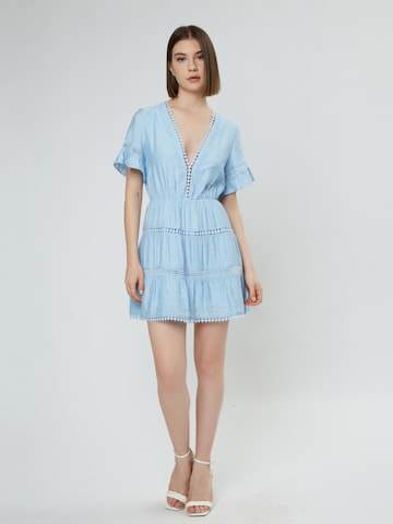 Robe Influencer en bleu