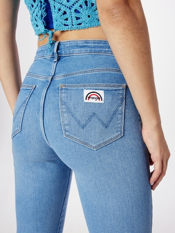 WRANGLER Flared Jeans in Blau