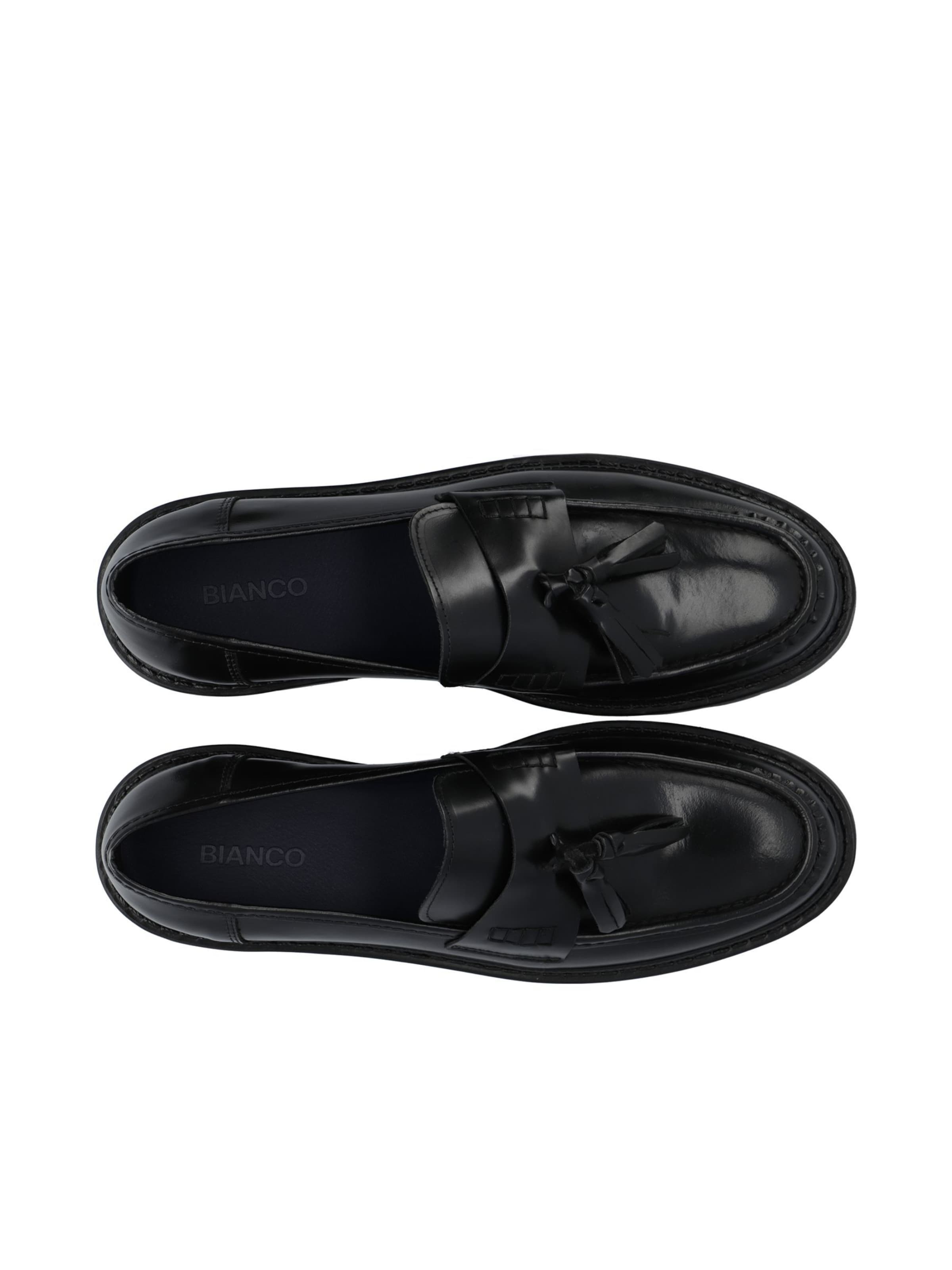 Chaussure basse 'Jeff' Bianco en noir