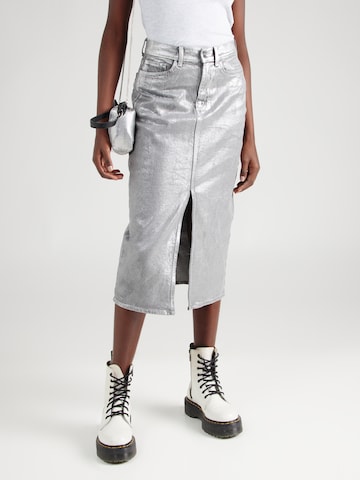 ONLY Skirt 'BIANCA' in Silver: front