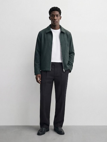 Burocs Übergangsjacke 'Zipped'‌‌‌‌‌‌‌ in Grün