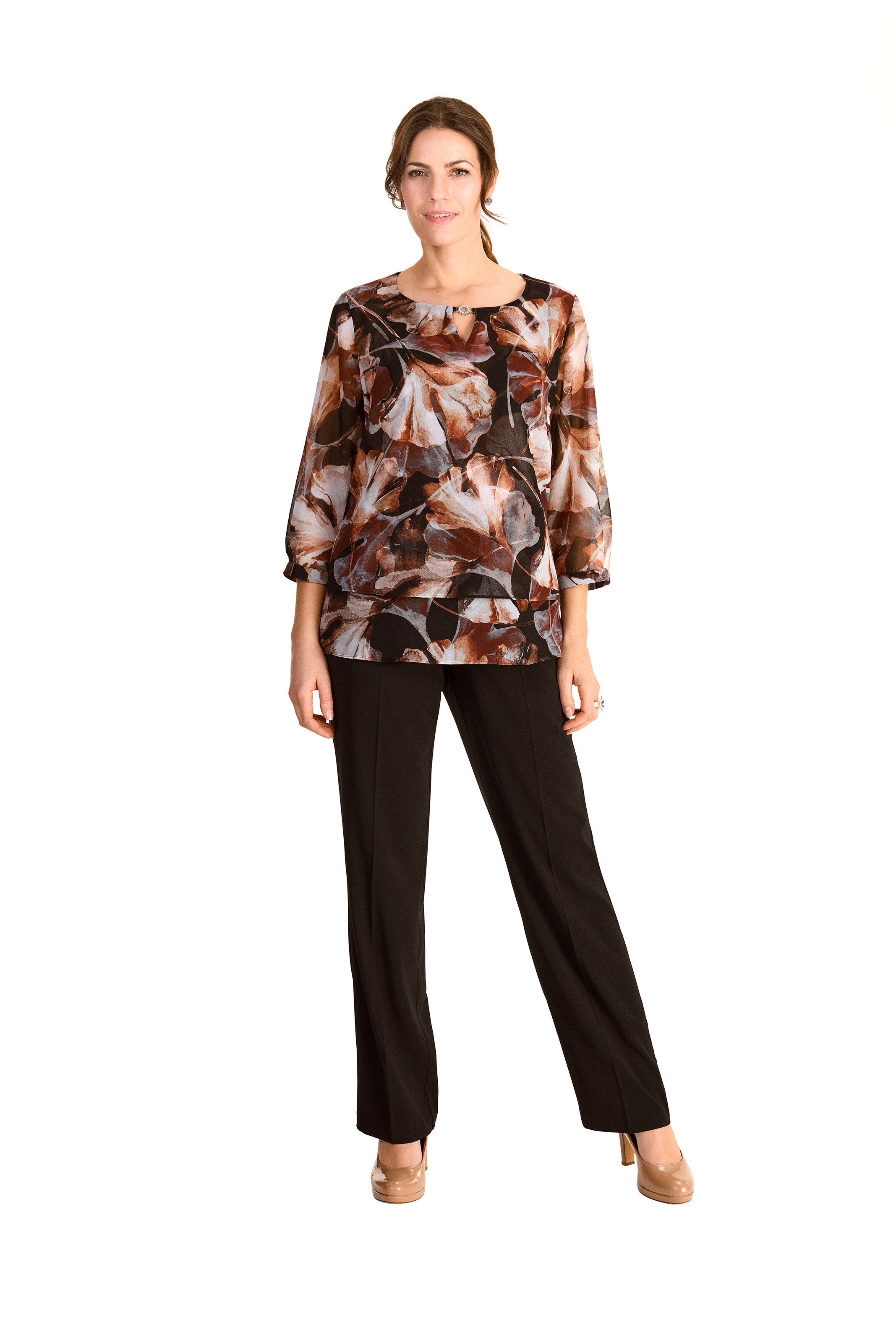 HERMANN LANGE Collection Blouse in Mixed colors