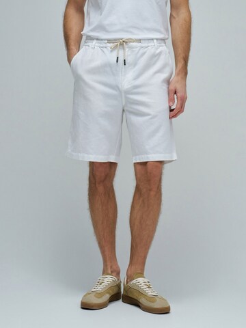 Salsa Jeans Zwemshorts in Wit: voorkant
