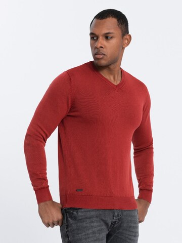 Ombre Pullover 'OM-Swos-0108' in Rot