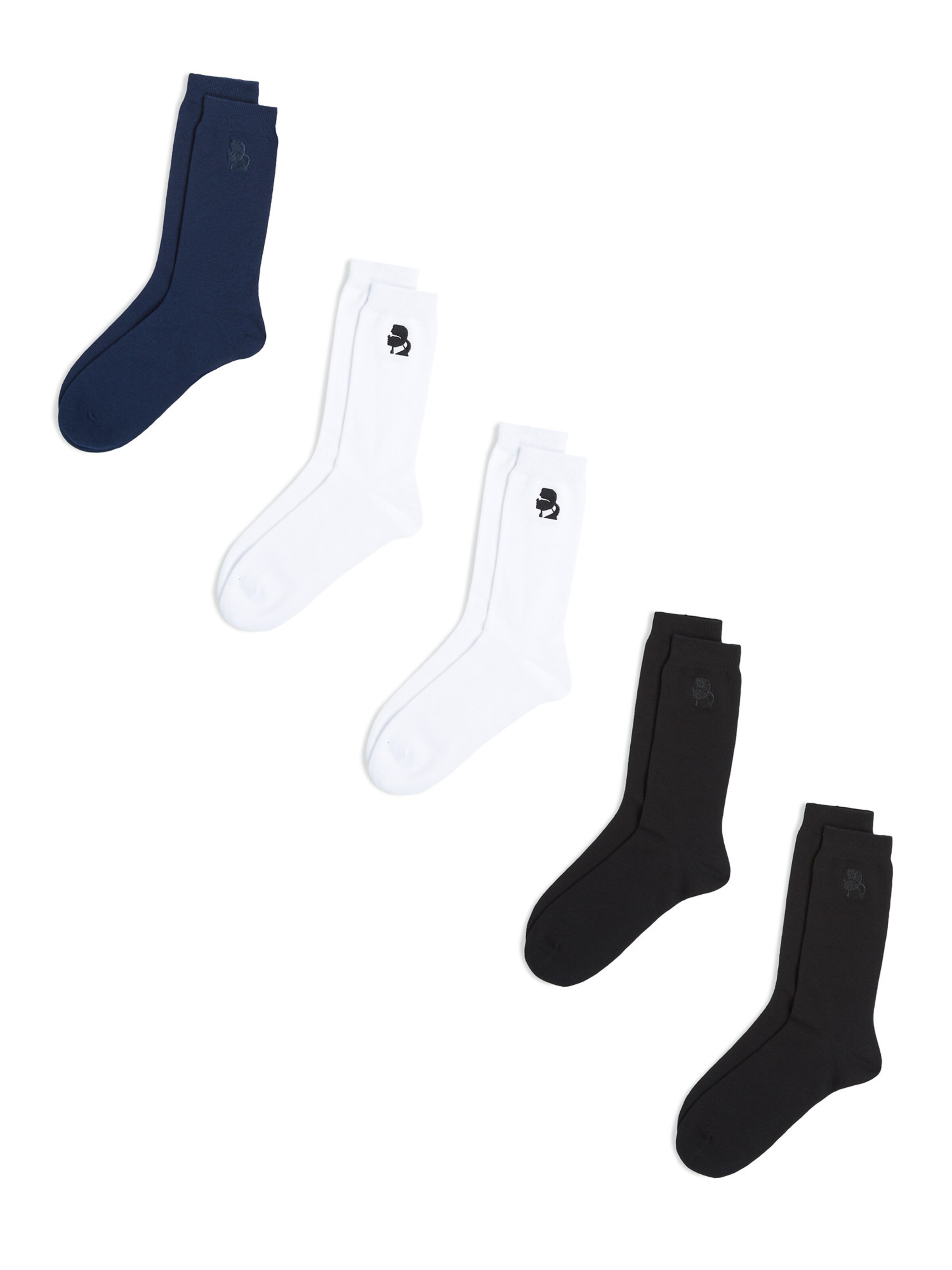 Karl LagerfeldČarape - plava boja: prednji dio