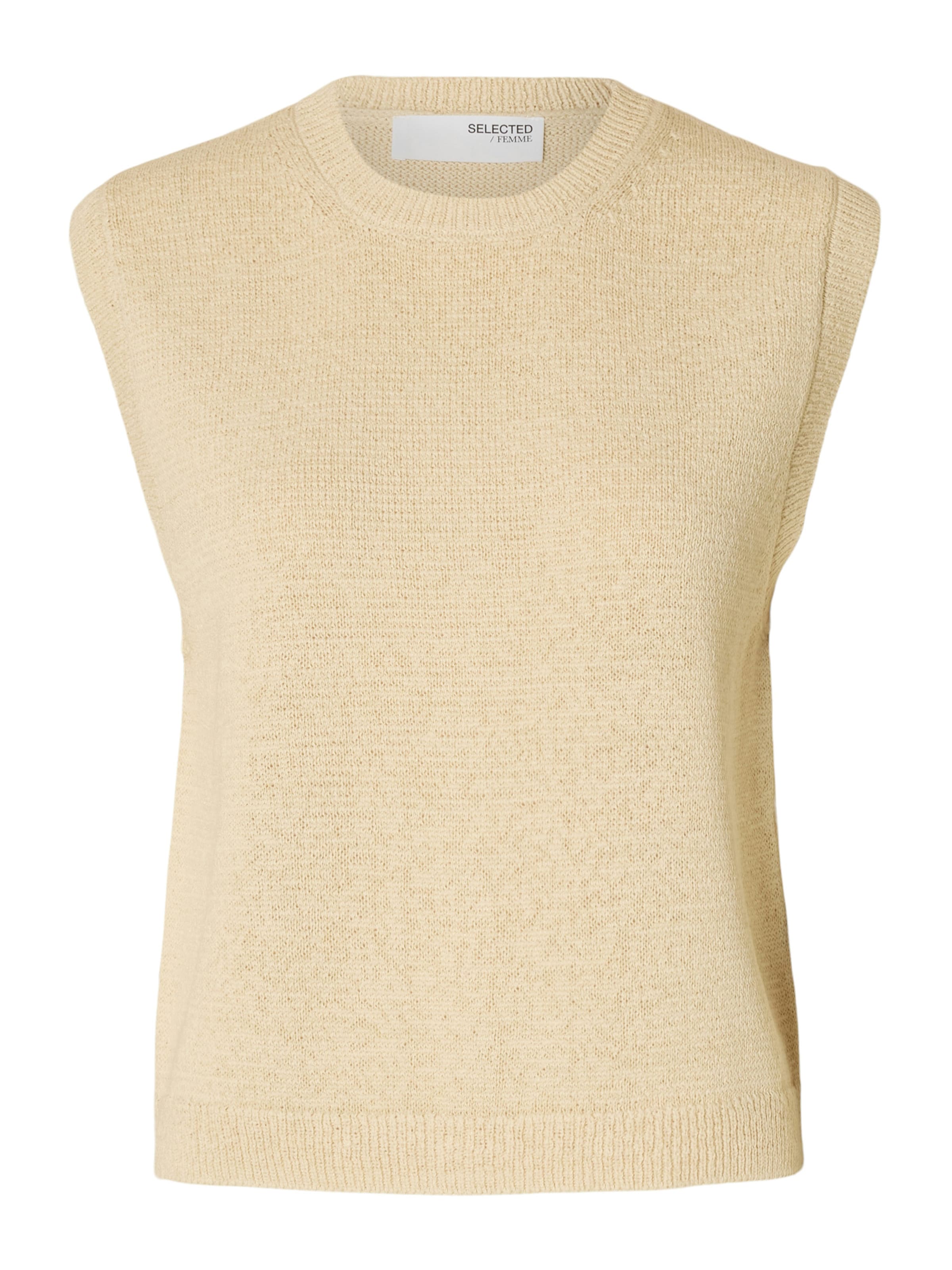 SELECTED Sticktop 'SLFalma' i beige: forside