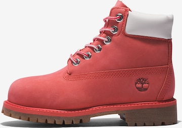 TIMBERLAND Lace-Up Boots in Pink: front