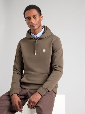 19V69 ITALIA Sweatshirt 'Matteo' in Grün: Vorderseite