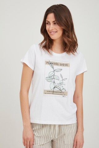 Fransa - Camiseta en blanco: frente