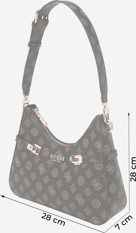 GUESS Schultertasche 'LORALEE' in Braun