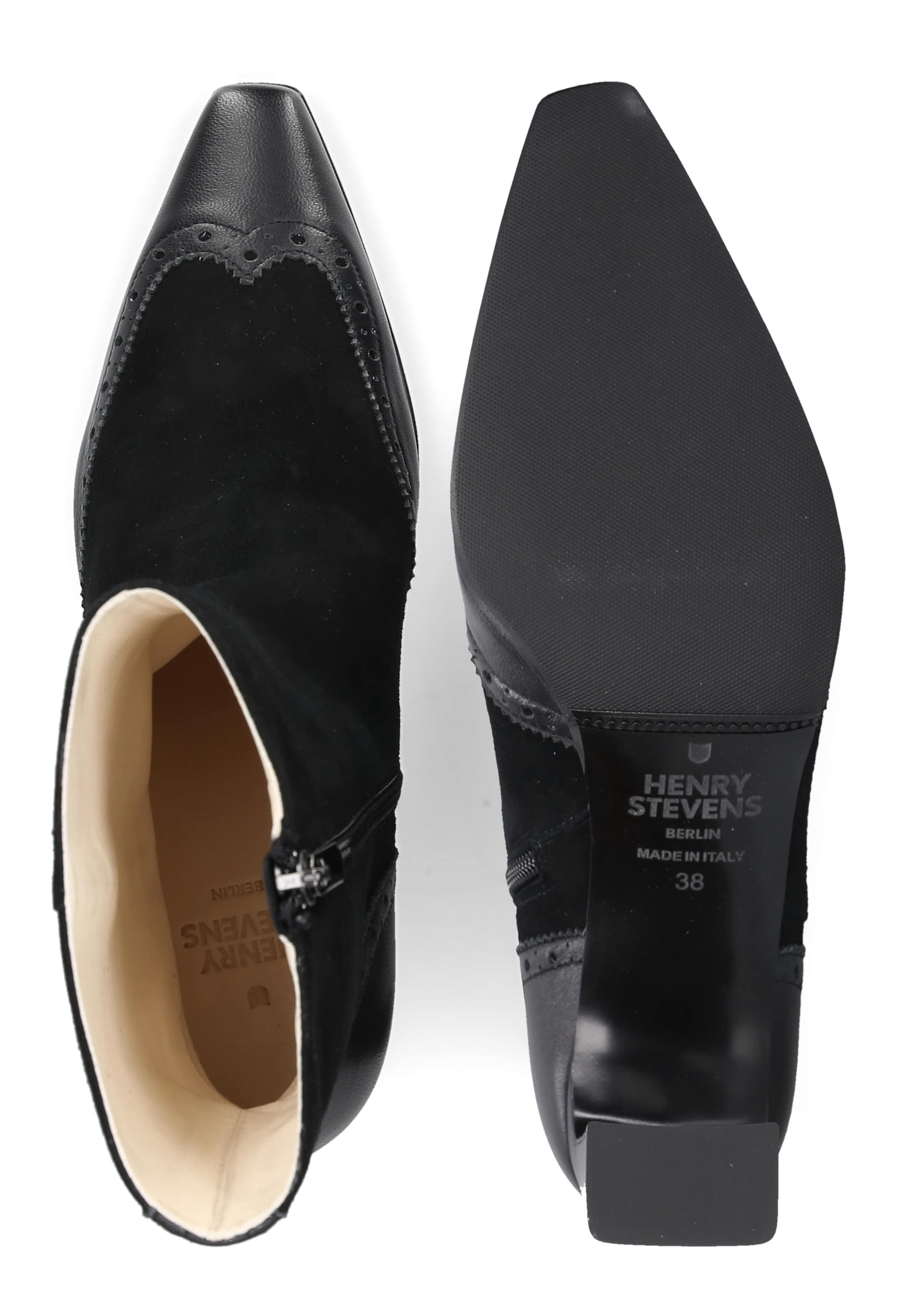 Henry Stevens Ankle Boots 'Madison ZB70' in Black