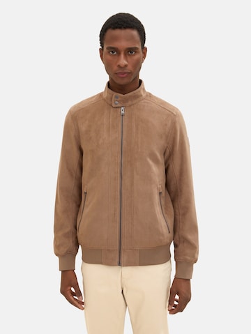 TOM TAILOR Between-Season Jacket in Brown: front