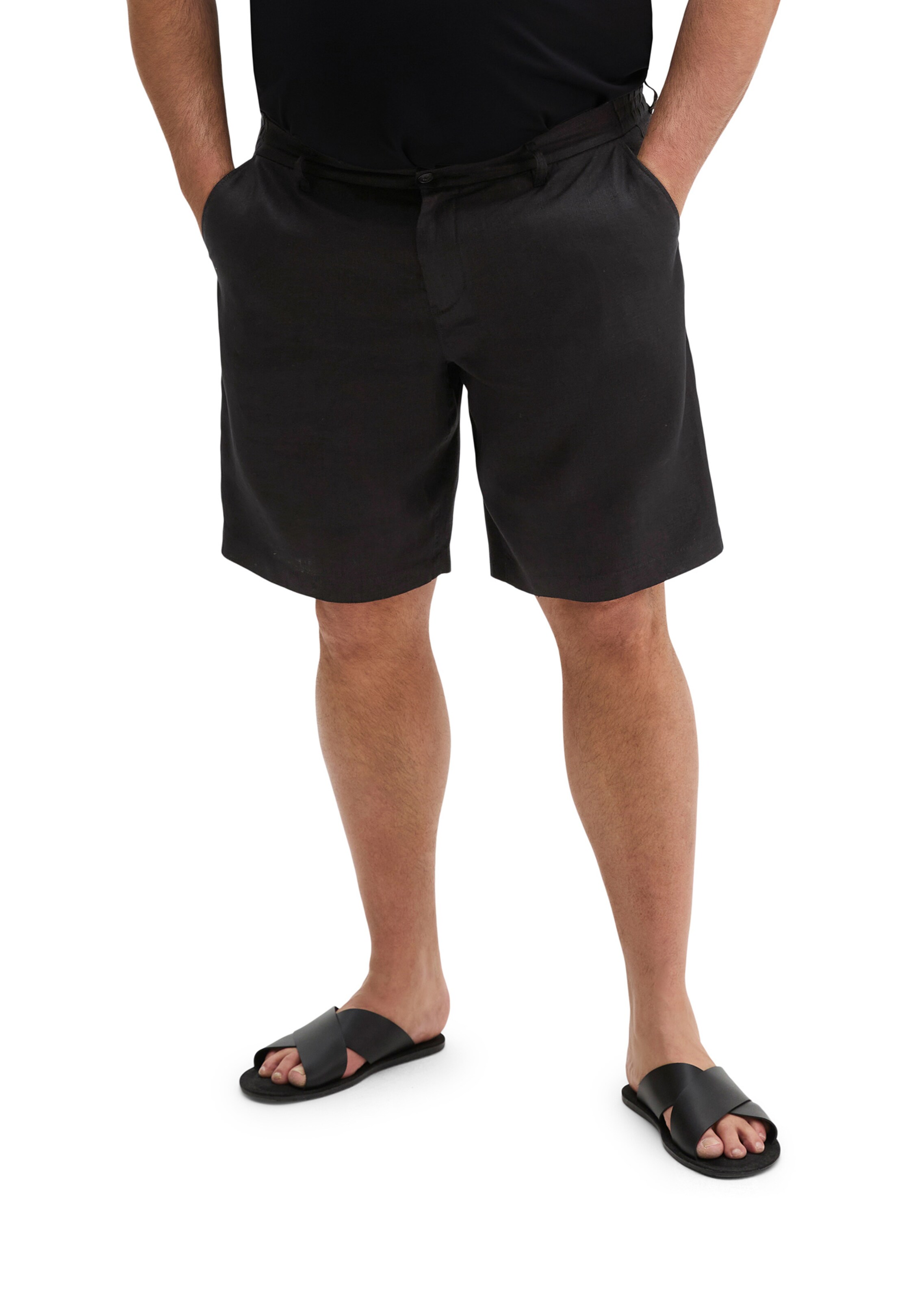 Marc O'Polo Regular Broek in Zwart: voorkant
