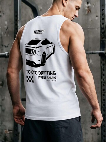Neverless Shirt 'Tokyo Drifting'‌‌‌‌‌‌ in Weiß