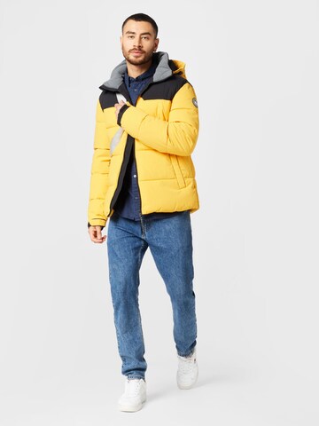 LUHTA Outdoor jacket 'HONKAJOKI' in Yellow