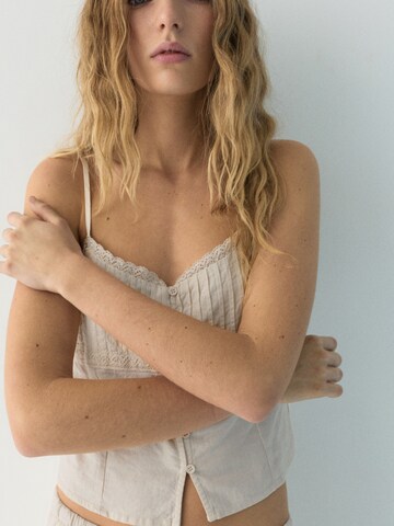 Pull&Bear Toppi 'PACIFIC' värissä beige