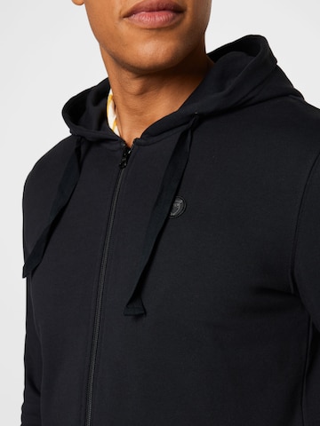 KnowledgeCotton Apparel Sweat jacket in Black