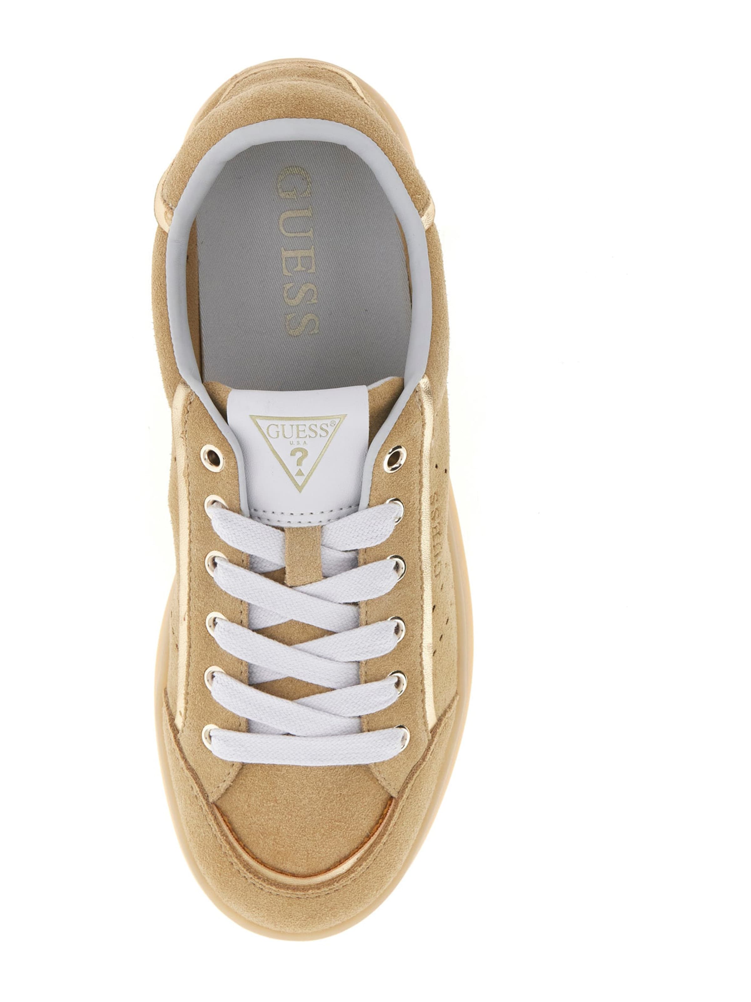 bēšs GUESS Zemie brīvā laika apavi 'JHELL'