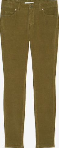 Coupe slim Pantalon 'Alby' Marc O'Polo en vert : devant