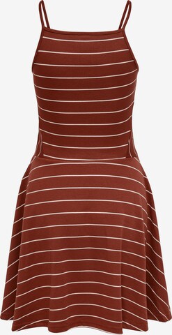 Robe d’été 'Loui' ONLY en marron