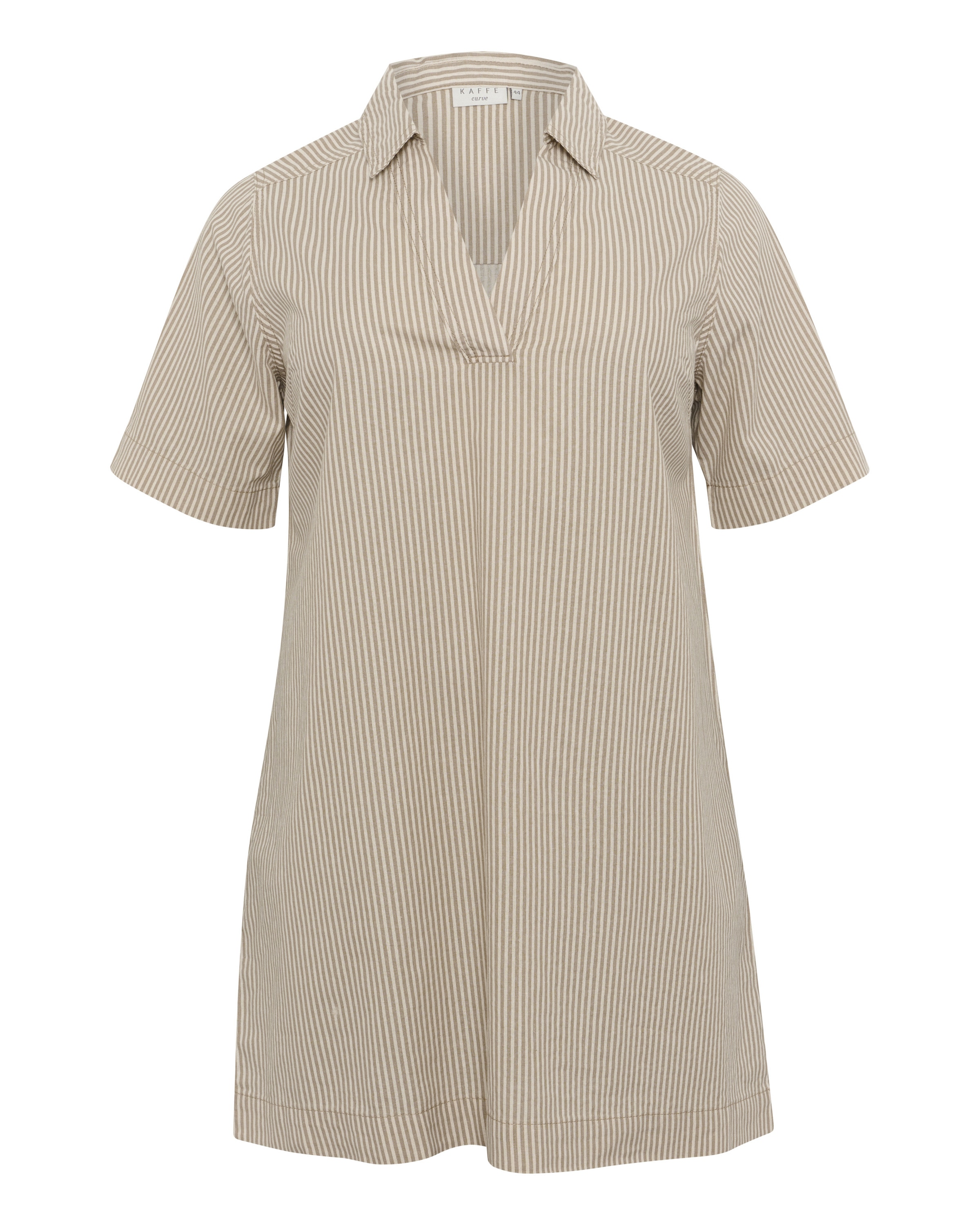 KAFFE CURVE Kleid 'KCNana' in Beige: Vorderseite